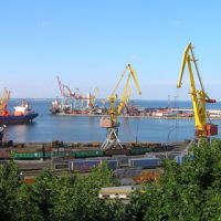 Постройка нового морского причала в Одессе