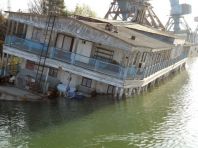 В Килие Одесской области затонул ресторанно-гостиничный комплекс